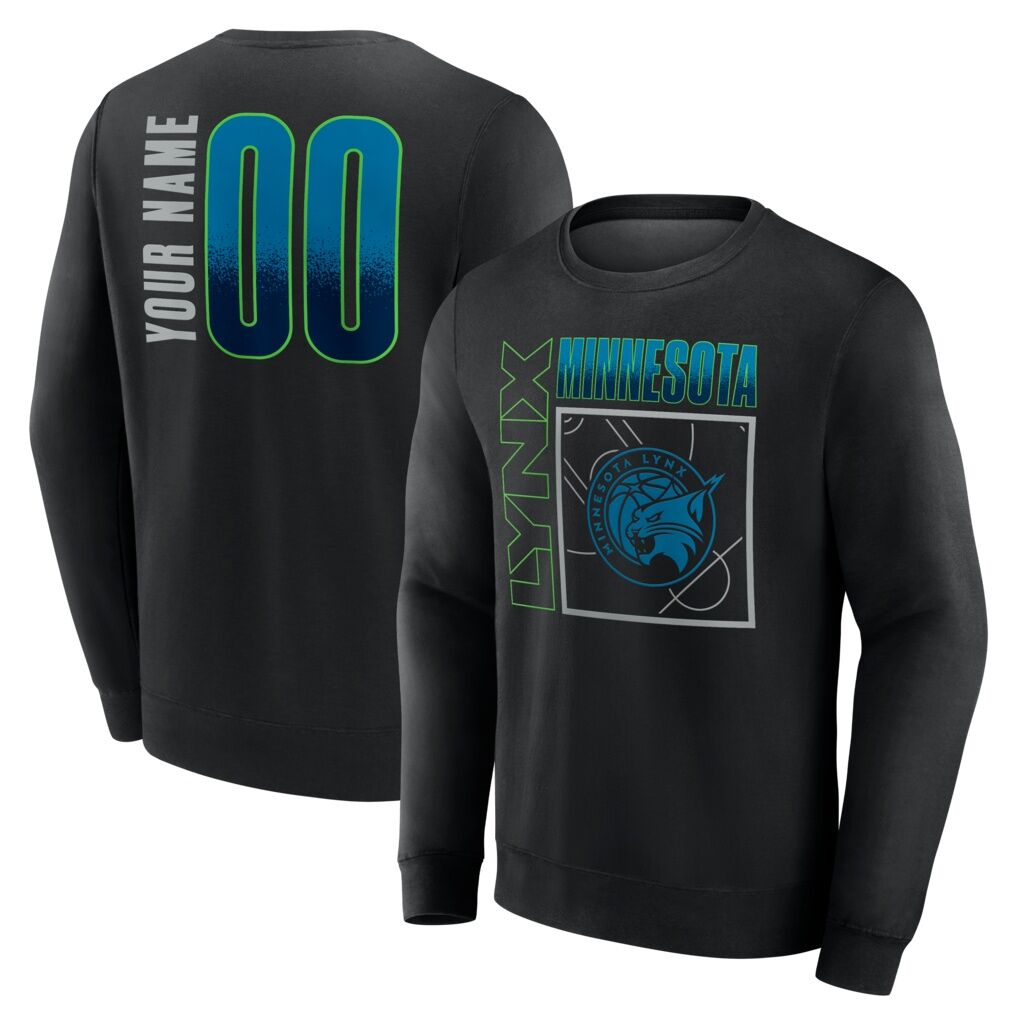 Minnesota Lynx  Home Court Pop Personalized Name & Number Sweatshirt