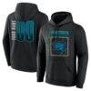 Minnesota Lynx Home Court Pop Personalized Name & Number Hoodie - Black - Front View