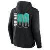 New York Liberty Big & Tall Home Court Pop Personalized Name & Number Hoodie - Black - Detail View
