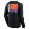 Phoenix Mercury Home Court Pop Personalized Name & Number Long Sleeve T-Shirt - Black - Detail View