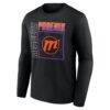 Phoenix Mercury Home Court Pop Personalized Name & Number Long Sleeve T-Shirt - Black - Side View