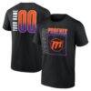 Phoenix Mercury Home Court Pop Personalized Name & Number T-Shirt - Black - Front View