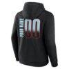 Portland Fire Big & Tall Home Court Pop Personalized Name & Number Hoodie - Black - Detail View