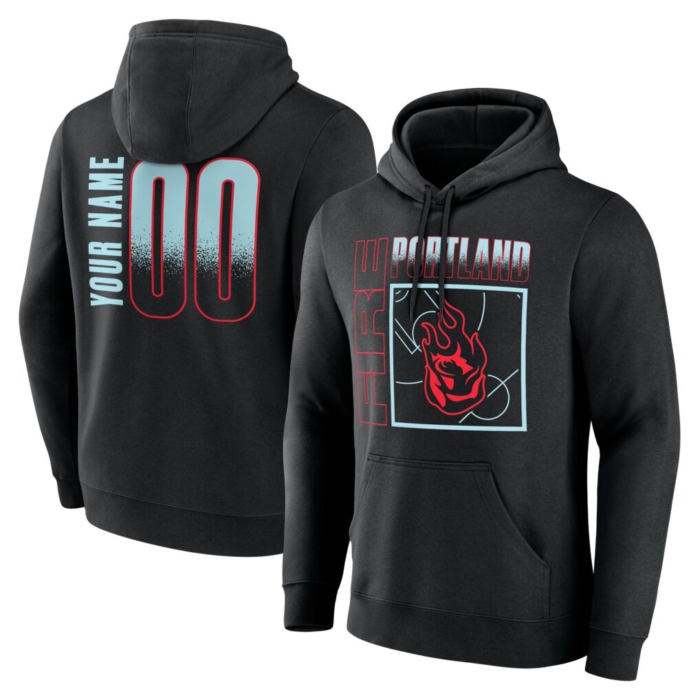 Portland Fire Big & Tall Home Court Pop Personalized Name & Number Hoodie