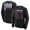 Portland Fire Home Court Pop Personalized Name & Number Sweatshirt - Black - Front View