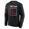 Portland Fire Home Court Pop Personalized Name & Number Sweatshirt - Black - Side View