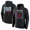Portland Fire Home Court Pop Personalized Name & Number Hoodie - Black - Front View
