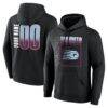 Toronto Tempo Big & Tall Home Court Pop Personalized Name & Number Hoodie - Black - Front View