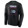 Toronto Tempo Home Court Pop Personalized Name & Number Sweatshirt - Black - Side View
