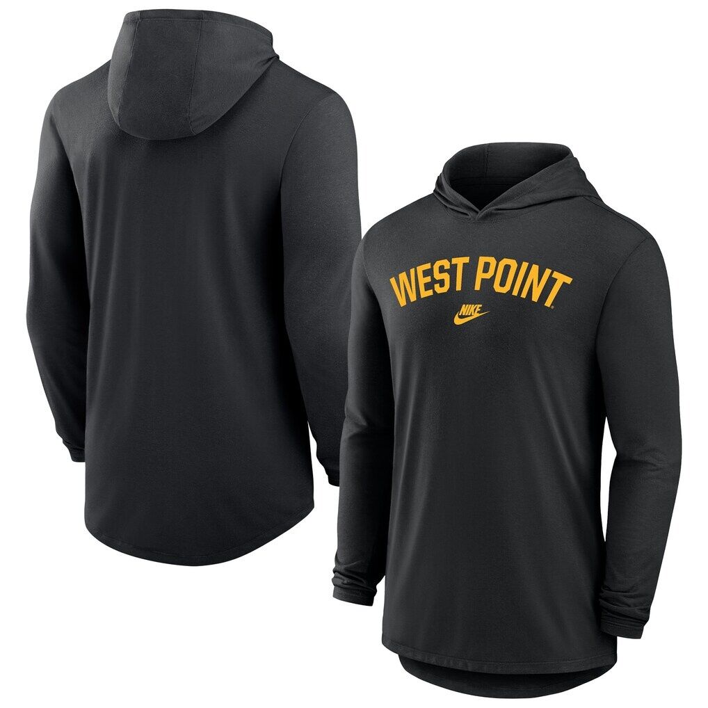 Army Black Knights Nike 2026 West Point Classic Collection Dri-FIT Hooded Long Sleeve T-Shirt