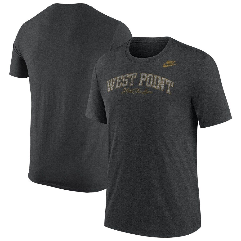 Army Black Knights Nike 2026 West Point Classic Collection Tri-Blend T-Shirt - Heather Black