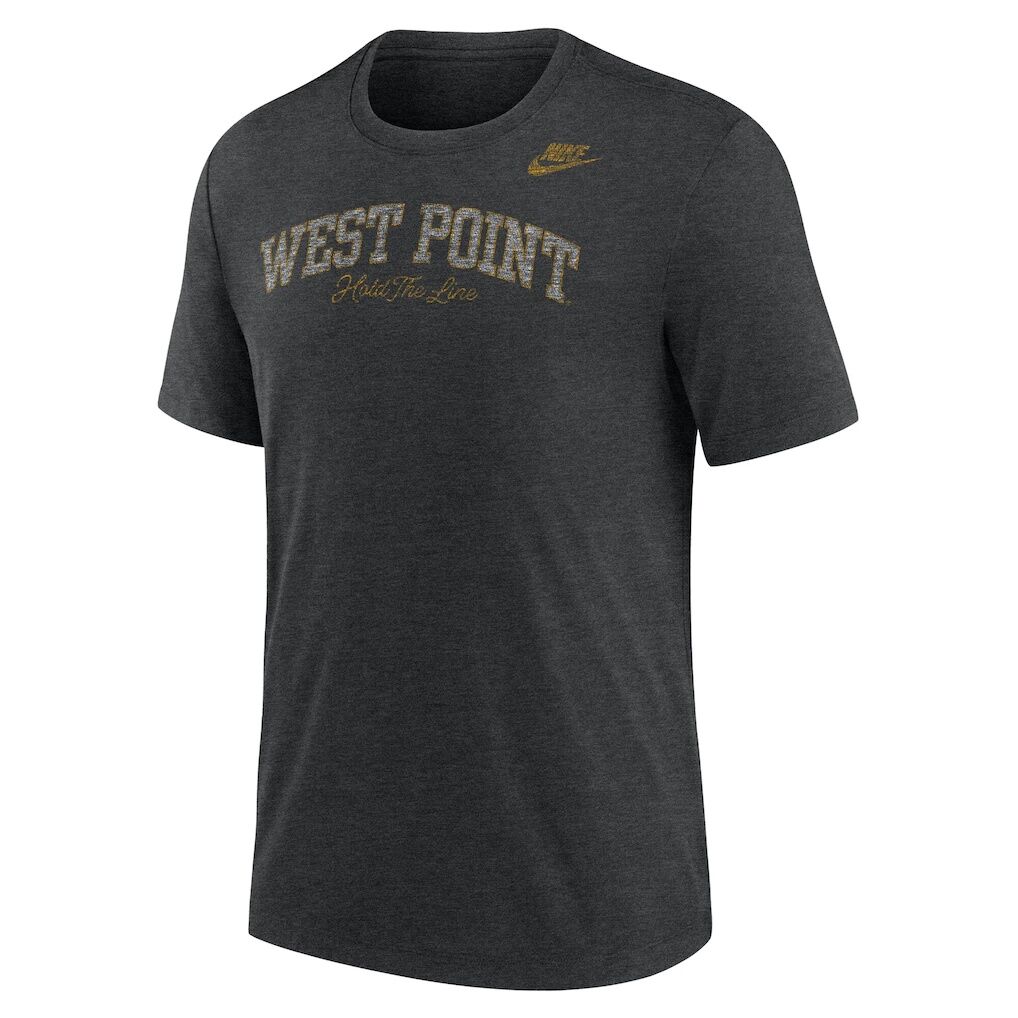 Army Black Knights Nike 2026 West Point Classic Collection Tri-Blend T-Shirt - Heather Black