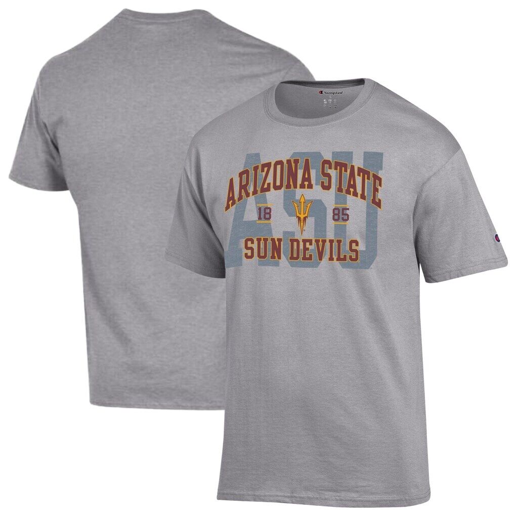 Arizona State Sun Devils Champion Varsity T-Shirt - Heather Gray