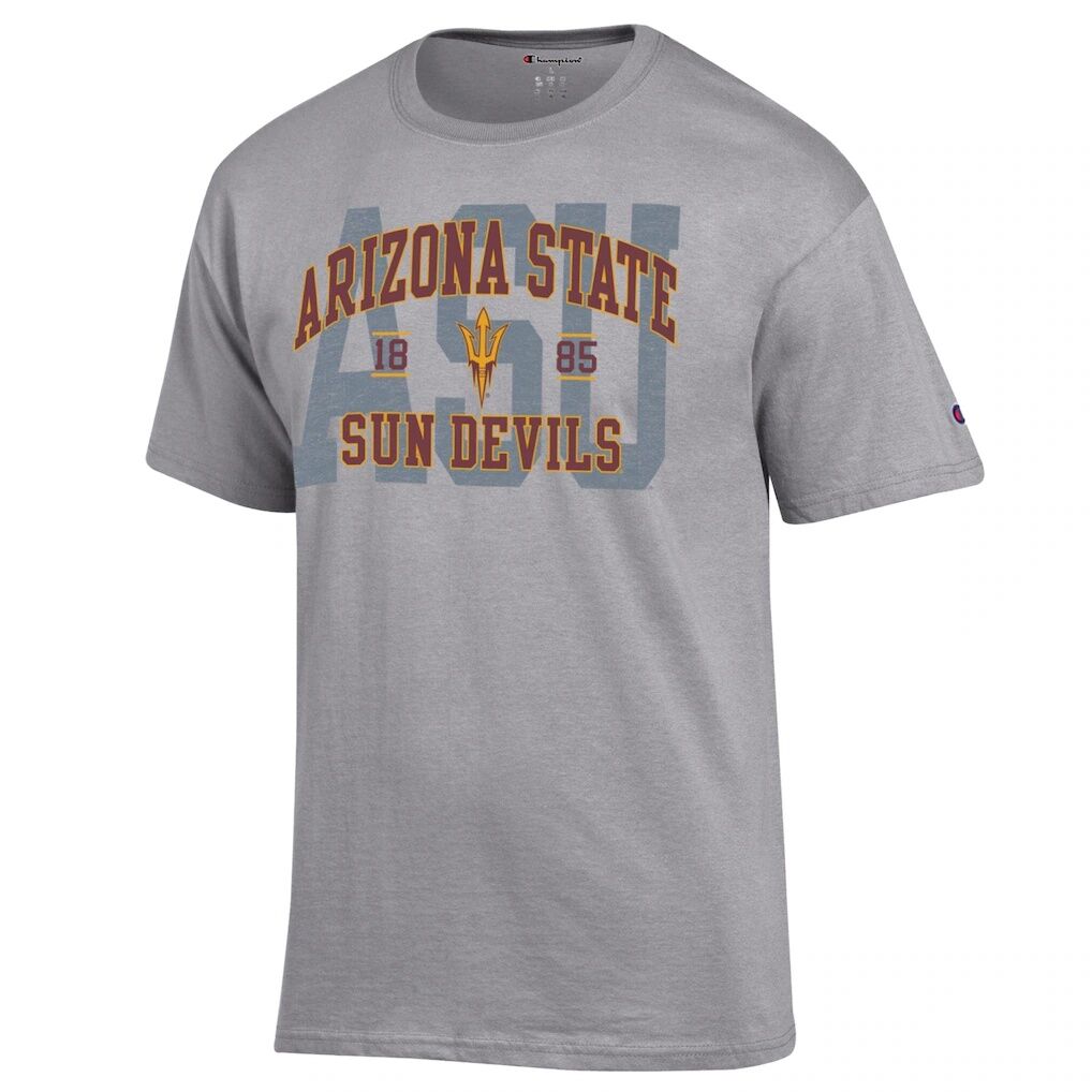Arizona State Sun Devils Champion Varsity T-Shirt - Heather Gray