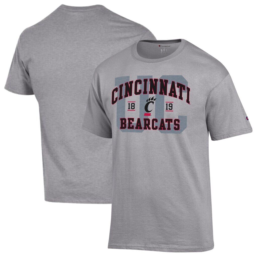 Cincinnati Bearcats Champion Varsity T-Shirt - Heather Gray