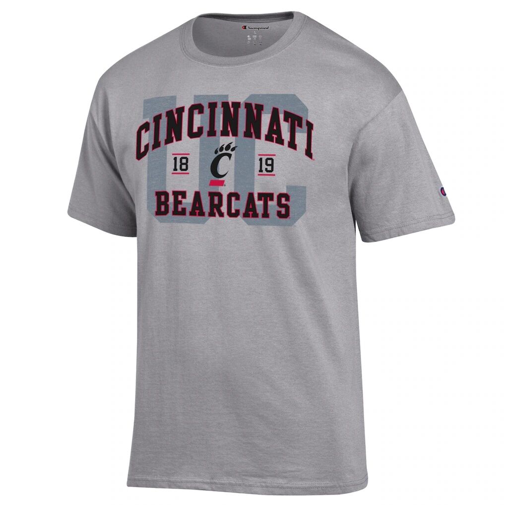 Cincinnati Bearcats Champion Varsity T-Shirt - Heather Gray