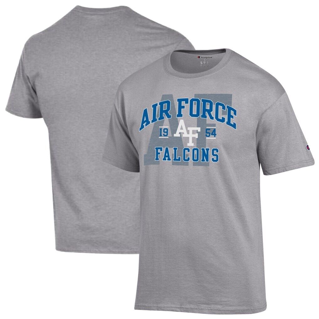 Air Force Falcons Champion Varsity T-Shirt - Heather Gray