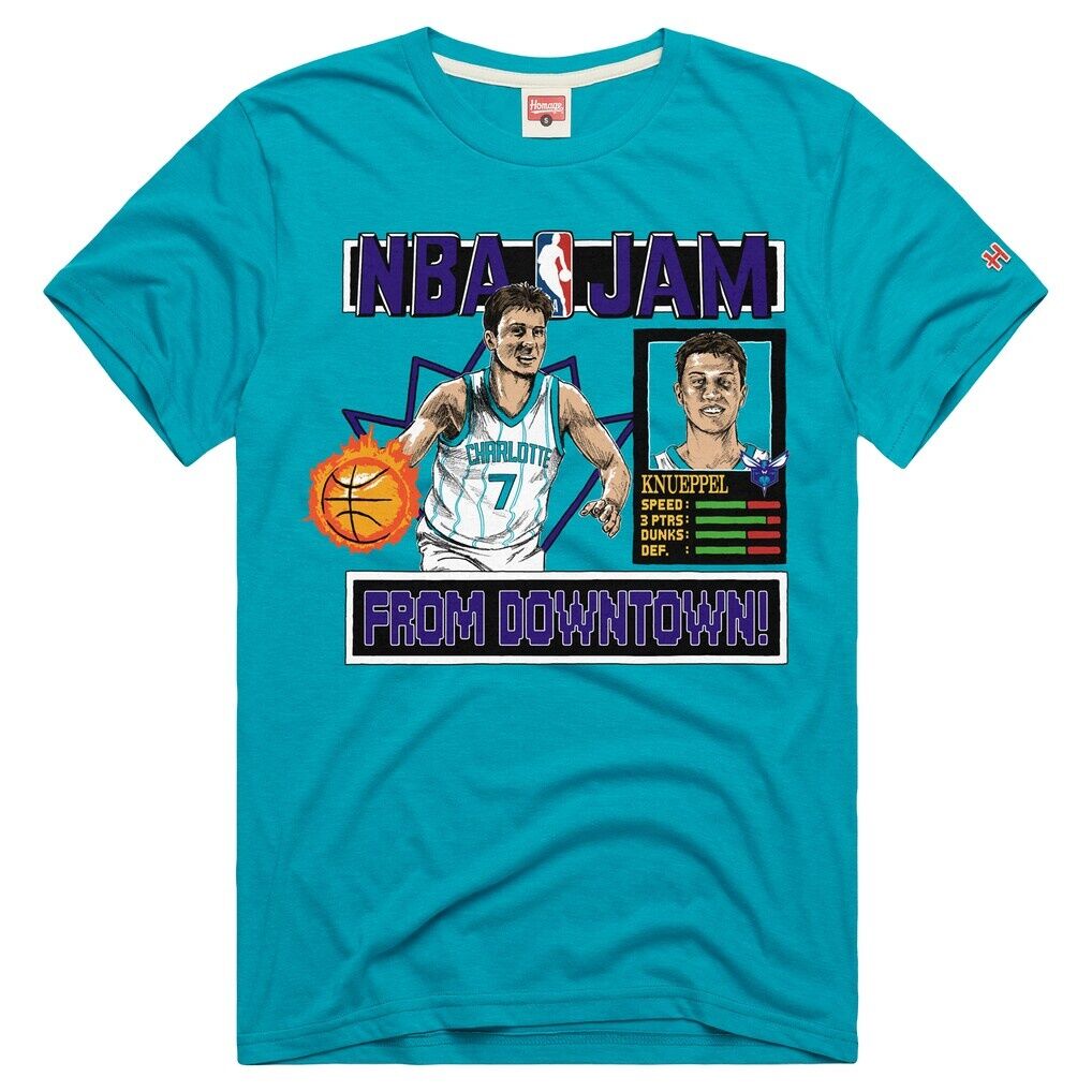 Kon Knueppel Charlotte Hornets Homage NBA Jam Tri-Blend T-Shirt