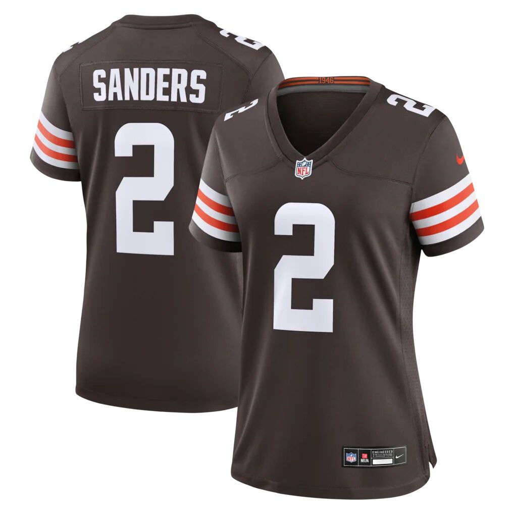 Shedeur Sanders Cleveland Browns Nike Women's Team Game Jersey