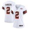 Shedeur Sanders Cleveland Browns Nike Women's Alternate Game Jersey - White - Front View