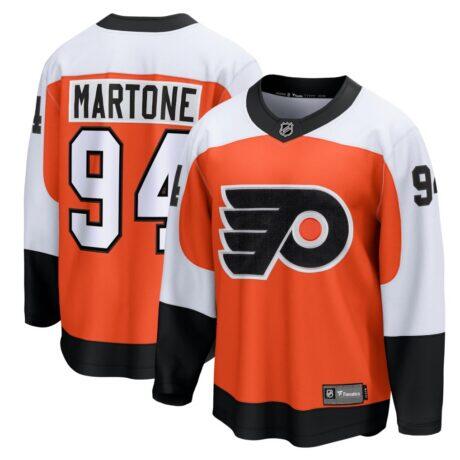 Porter Martone Philadelphia Flyers Fashion7 Breakaway Jersey - Orange - Front View