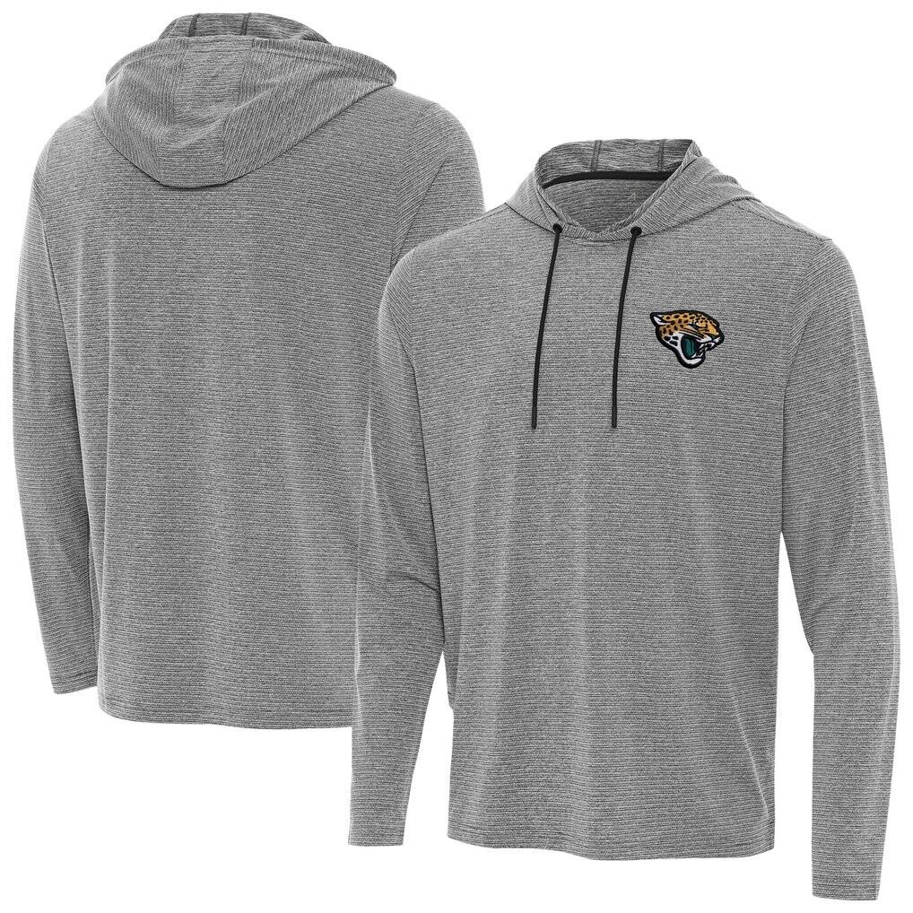 Jacksonville Jaguars Antigua Changeover Hoodie - Heather Black