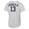 Jazz Chisholm Jr. New York Yankees Nike Youth Home Replica Jersey - White - Detail View