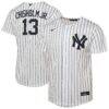 Jazz Chisholm Jr. New York Yankees Nike Youth Home Replica Jersey - White - Front View