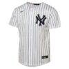Derek Jeter New York Yankees Nike Youth Home Replica Jersey - White - Side View