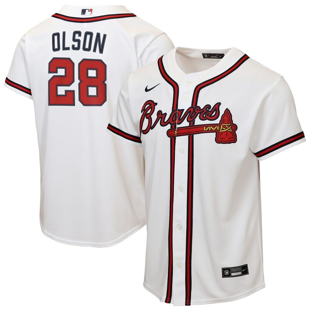 Matt Olson Atlanta Braves Nike Youth Home Replica Jersey