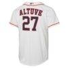 Jose Altuve Houston Astros Nike Youth Home Replica Jersey - White - Detail View