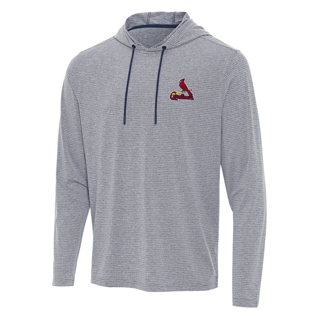 St. Louis Cardinals Antigua Changeover Hoodie - Heather Navy