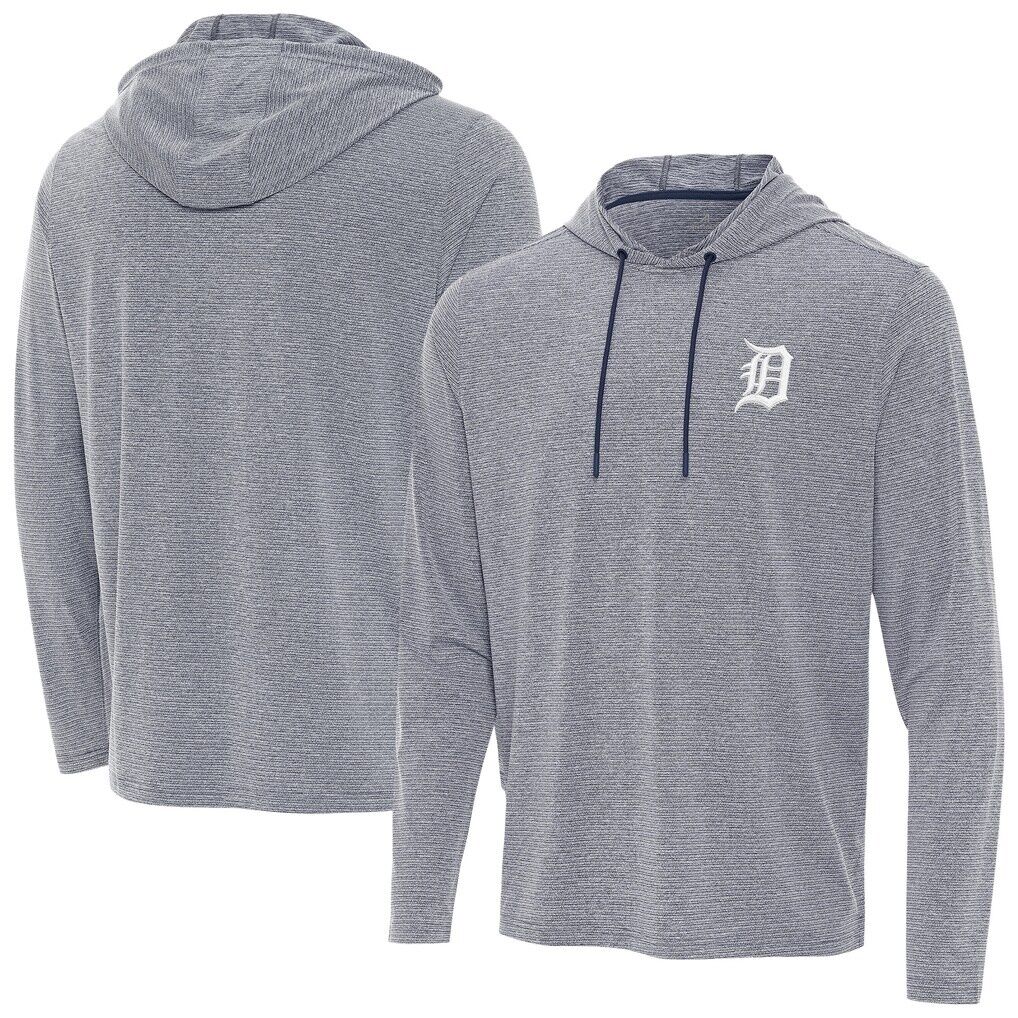 Detroit Tigers Antigua Changeover Hoodie – Heather Navy