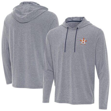 Houston Astros Antigua Changeover Hoodie - - Front View