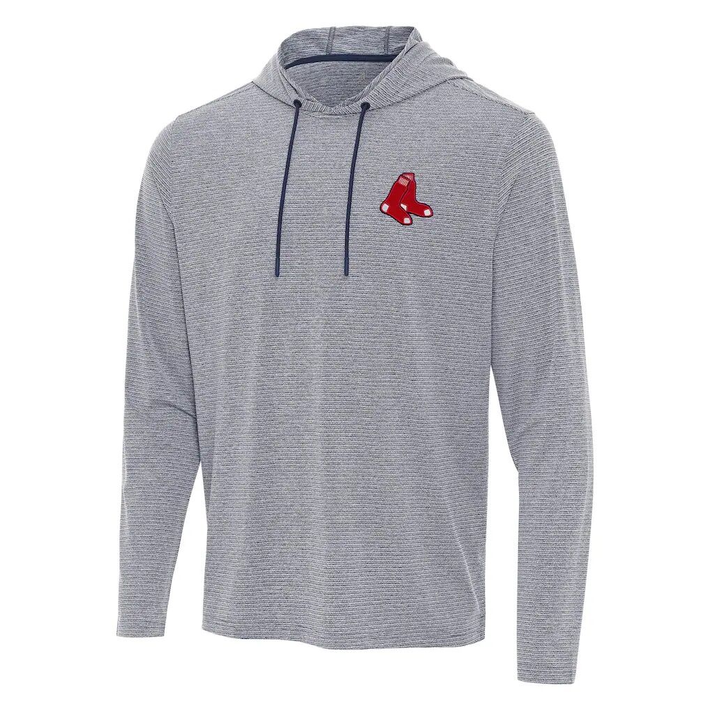 Boston Red Sox Antigua Changeover Hoodie - Heather Navy