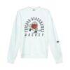 Chicago Blackhawks Hype and Vice Women's Action Mascot Oversized Sweatshirt - White - Side View