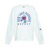 New York Rangers Hype and Vice Women's Action Mascot Oversized Sweatshirt - White - Front View