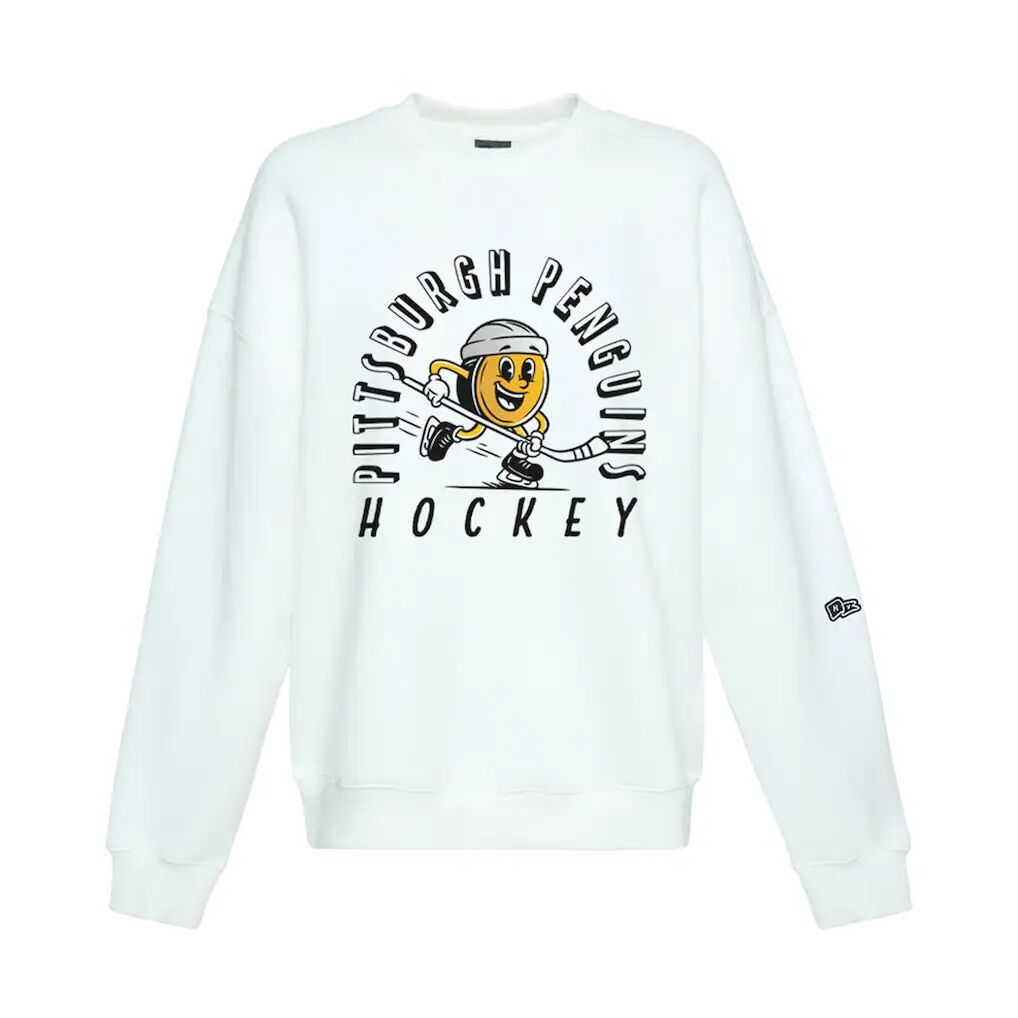Pittsburgh Penguins Hype and Vice Women's Action Mascot Oversized Sweatshirt