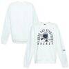Tampa Bay Lightning Hype and Vice Women's Action Mascot Oversized Sweatshirt - White - Front View
