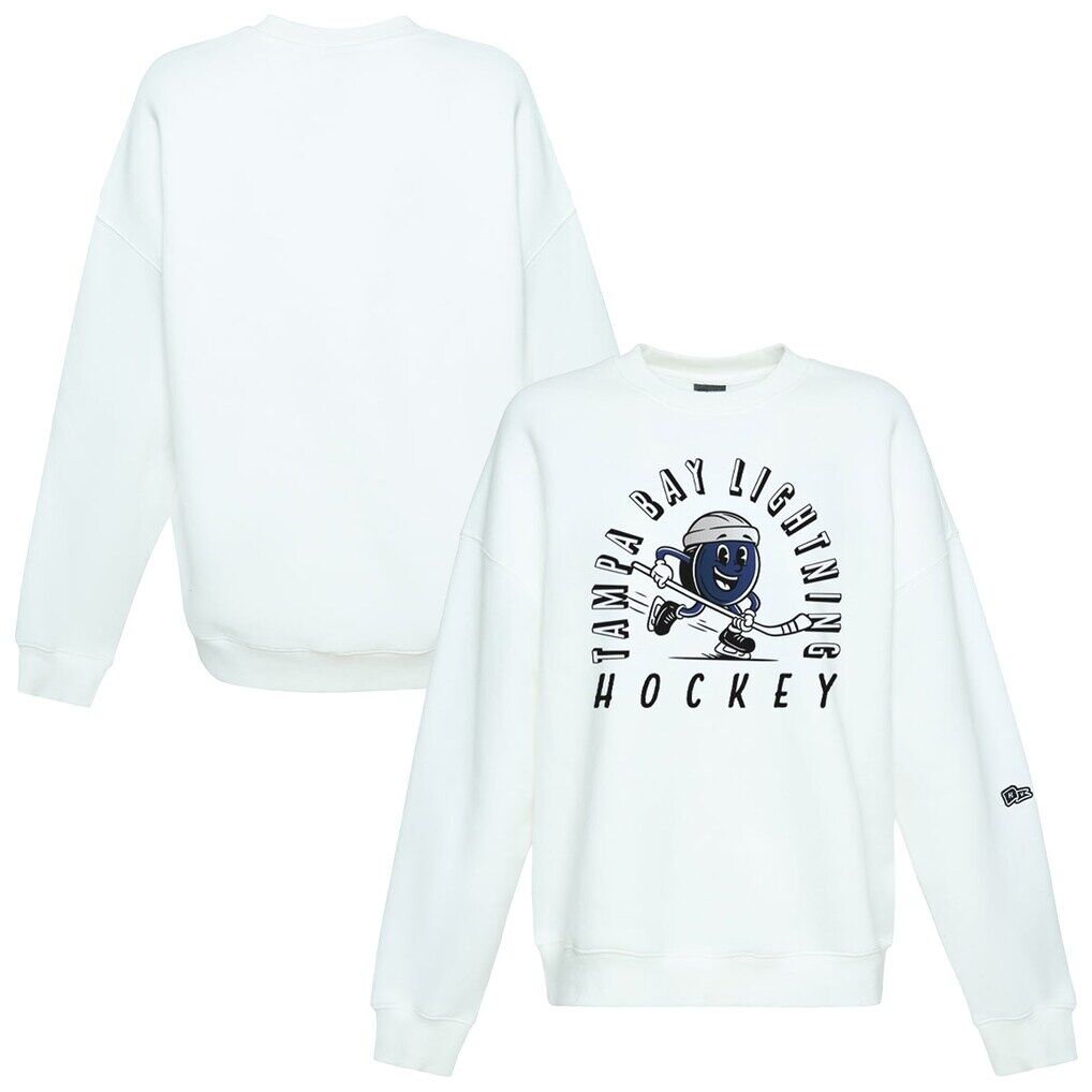 Tampa Bay Lightning Hype and Vice Women's Action Mascot Oversized Sweatshirt