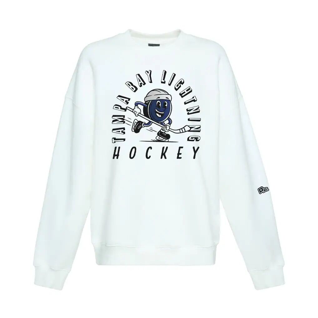 Tampa Bay Lightning Hype and Vice Women's Action Mascot Oversized Sweatshirt