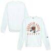 Anaheim Ducks Hype and Vice Women's Action Mascot Oversized Sweatshirt - White - Front View