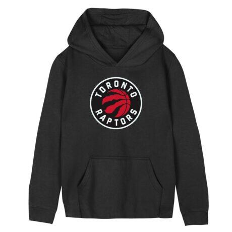 Toronto Raptors Outerstuff Preschool Primary Logo Hoodie - Black - Front View