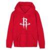 Houston Rockets Outerstuff Preschool Primary Logo Hoodie - Red - Front View
