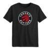 Toronto Raptors Outerstuff Preschool Primary Logo T-Shirt - Black - Front View