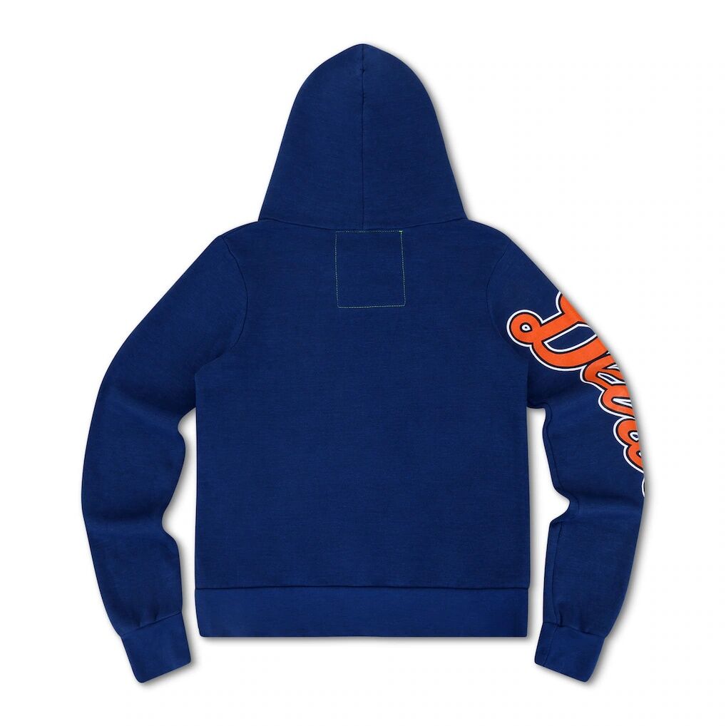Detroit Tigers Aviator Nation x MLB Unisex Tri-Blend Full-Zip Hoodie