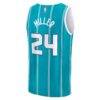 Brandon Miller Charlotte Hornets Fashion7 Fast Break Replica Jersey - Teal - Detail View