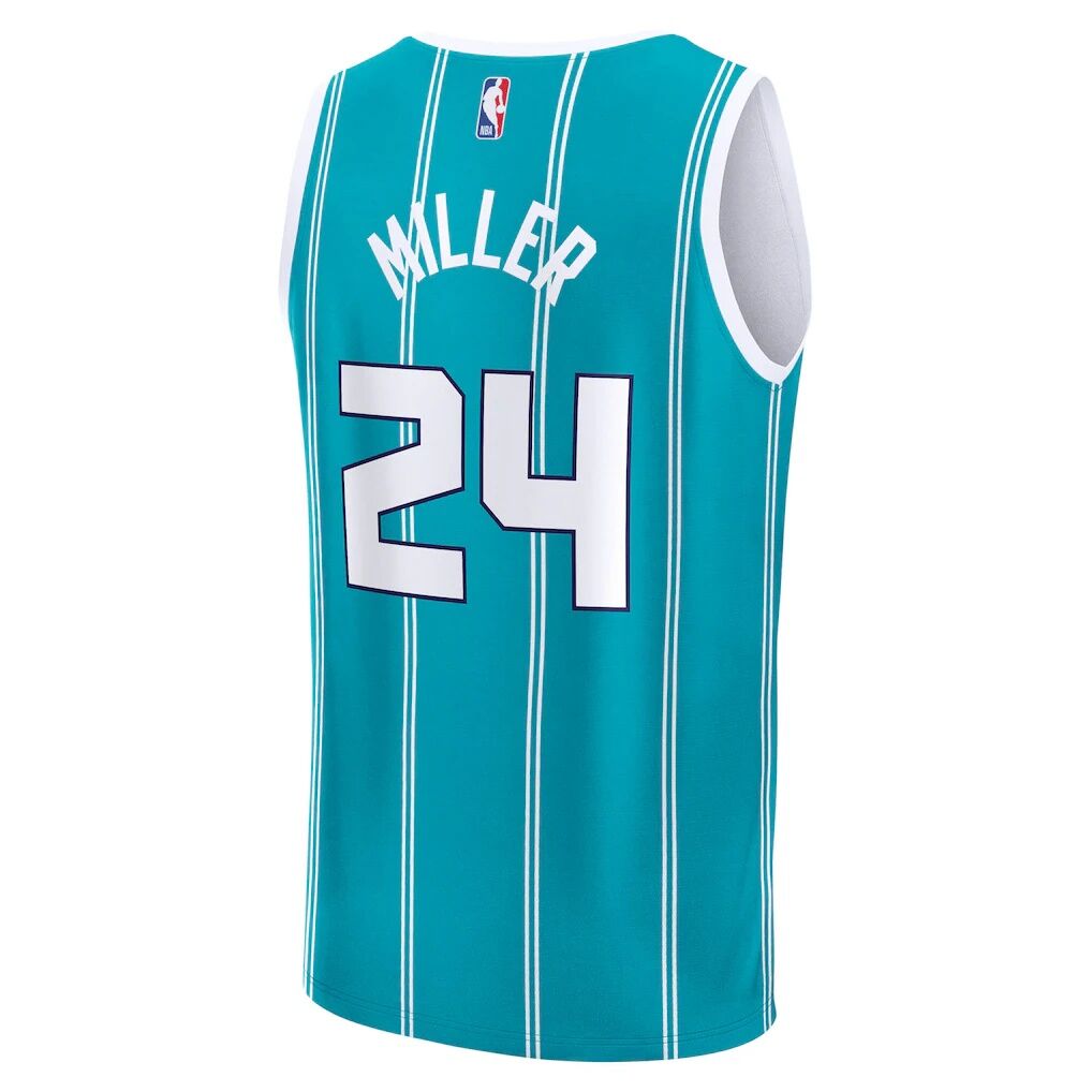 Brandon Miller Charlotte Hornets Fashion7 Fast Break Replica Jersey – Icon Edition