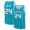 Brandon Miller Charlotte Hornets Fashion7 Fast Break Replica Jersey - Teal - Front View