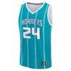 Brandon Miller Charlotte Hornets Fashion7 Fast Break Replica Jersey - Teal - Side View